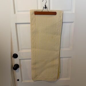 NWOT The Prairie By Rachel Ashwell Quilted Yellow Runner / Table Runner